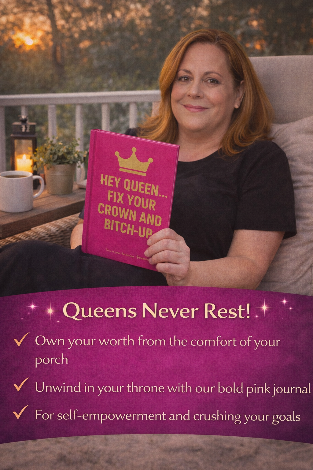 Empowerment Journal for Women Hardcover Self-Care & Confidence Journal