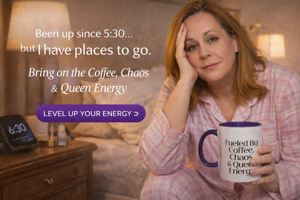 Fueled by Coffee Chaos Queen Energy Mug