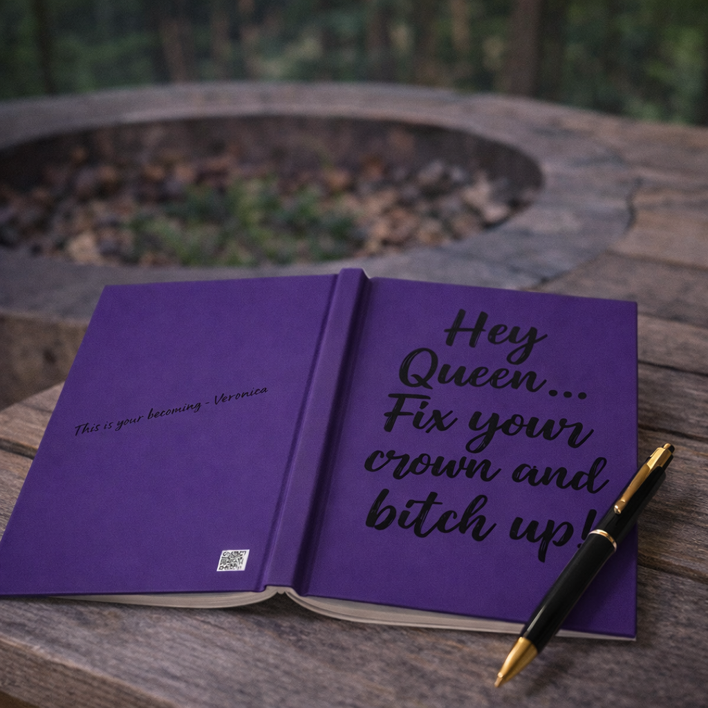 Hey Queen Fix Your Crown Journal Hardcover Empowerment & Self-Love Journal for Women