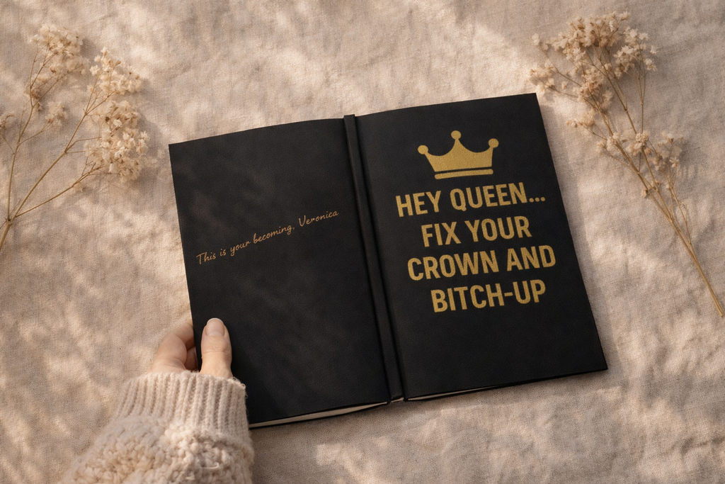 Woman's Spicy Become Your Alpha Journal - ChatGPT Prompt Notebook (Hardcover) - Journals {{tags}}