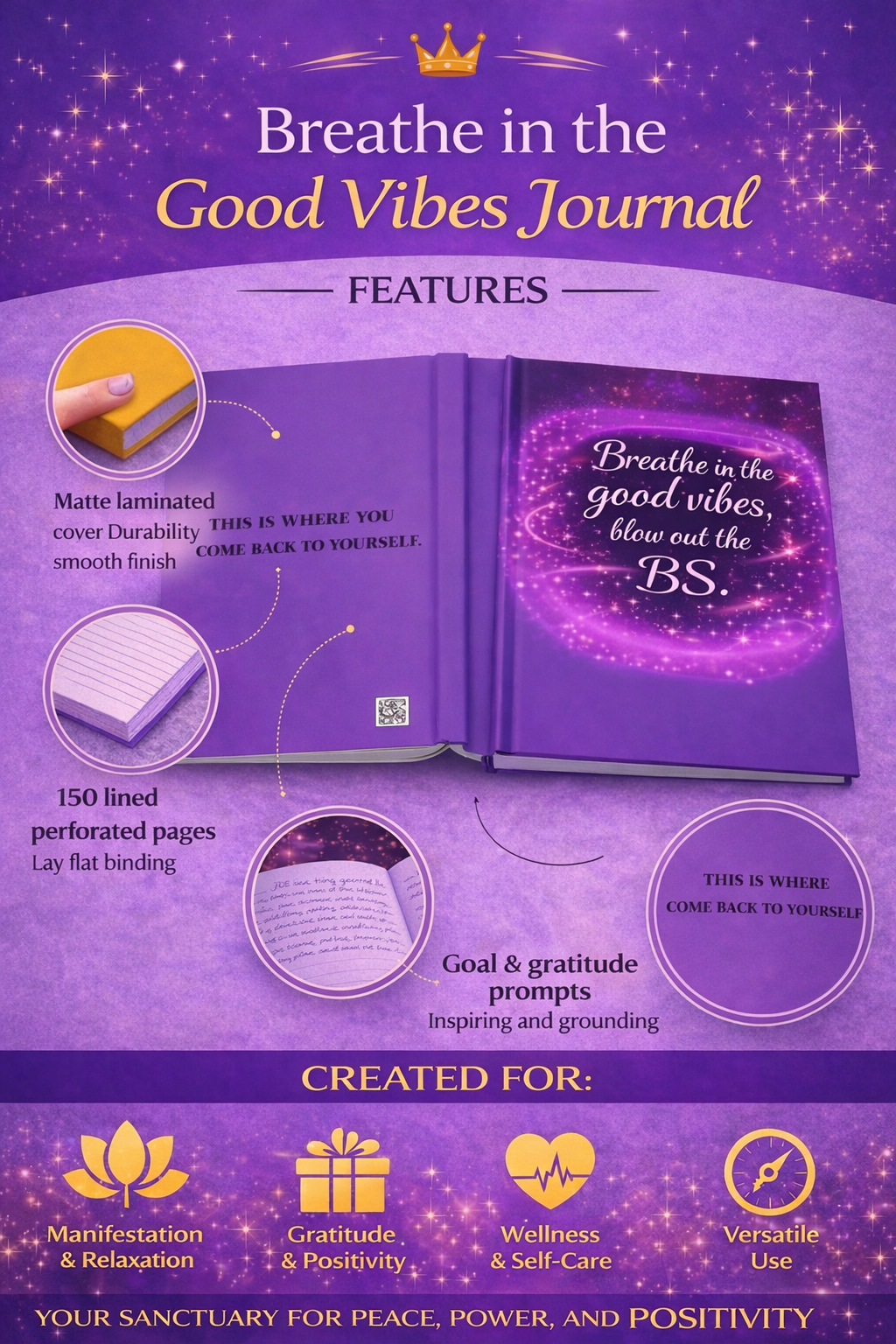 Breathe in the Good Vibes Journal - ChatGPT Prompt Notebook for AI Enthusiasts - Journals {{tags}}