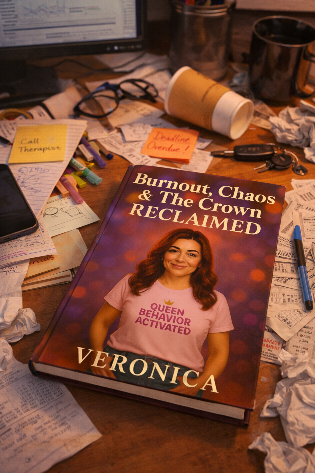 Burnout Chaos & The Crown Reclaimed - Empowerment Guide for Women (Hardcover) - Books {{tags}}