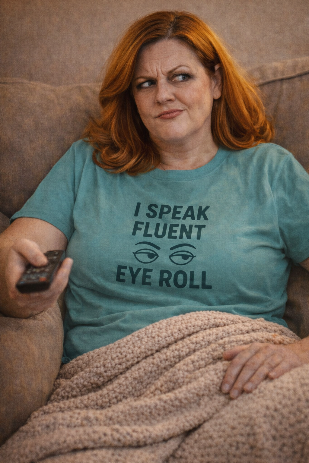 I Speak Fluent Eye Roll T-Shirt - Sarcastic Empowerment Tee for ChatGPT Users & AI Enthusiasts - T-Shirts {{tags}}