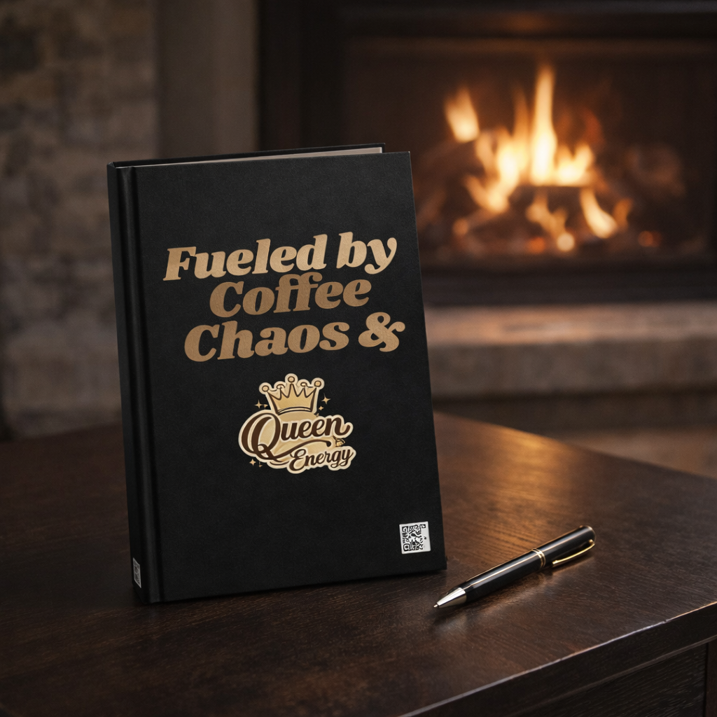 Fueled by Coffee Chaos & Queen Energy Journal - ChatGPT Prompt Notebook for AI Enthusiasts - Journals {{tags}}