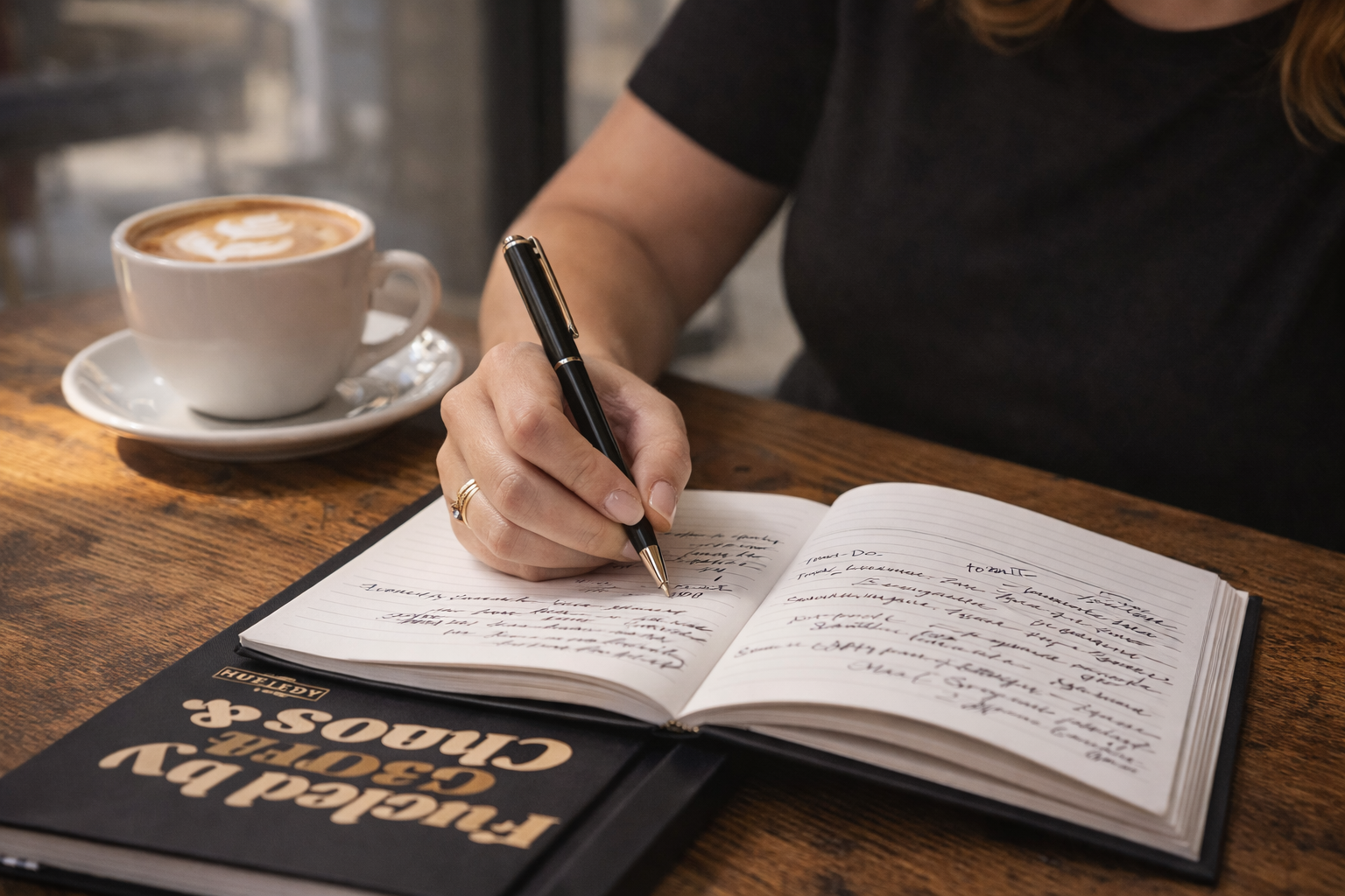 Fueled by Coffee Chaos & Queen Energy Journal - ChatGPT Prompt Notebook for AI Enthusiasts - Journals {{tags}}