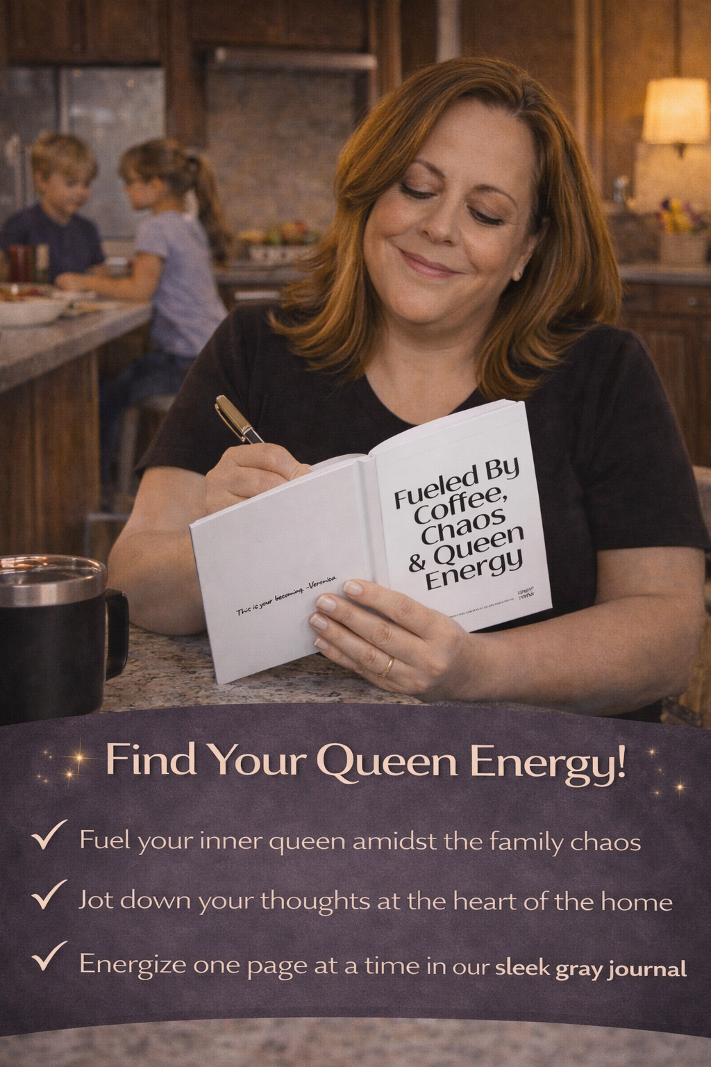Fueled by Coffee, Chaos & Queen Energy Journal