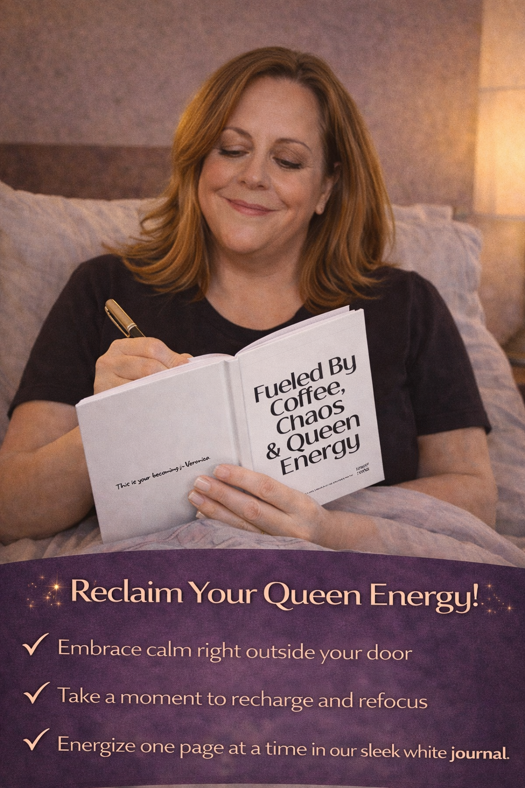 Fueled by Coffee, Chaos & Queen Energy Journal