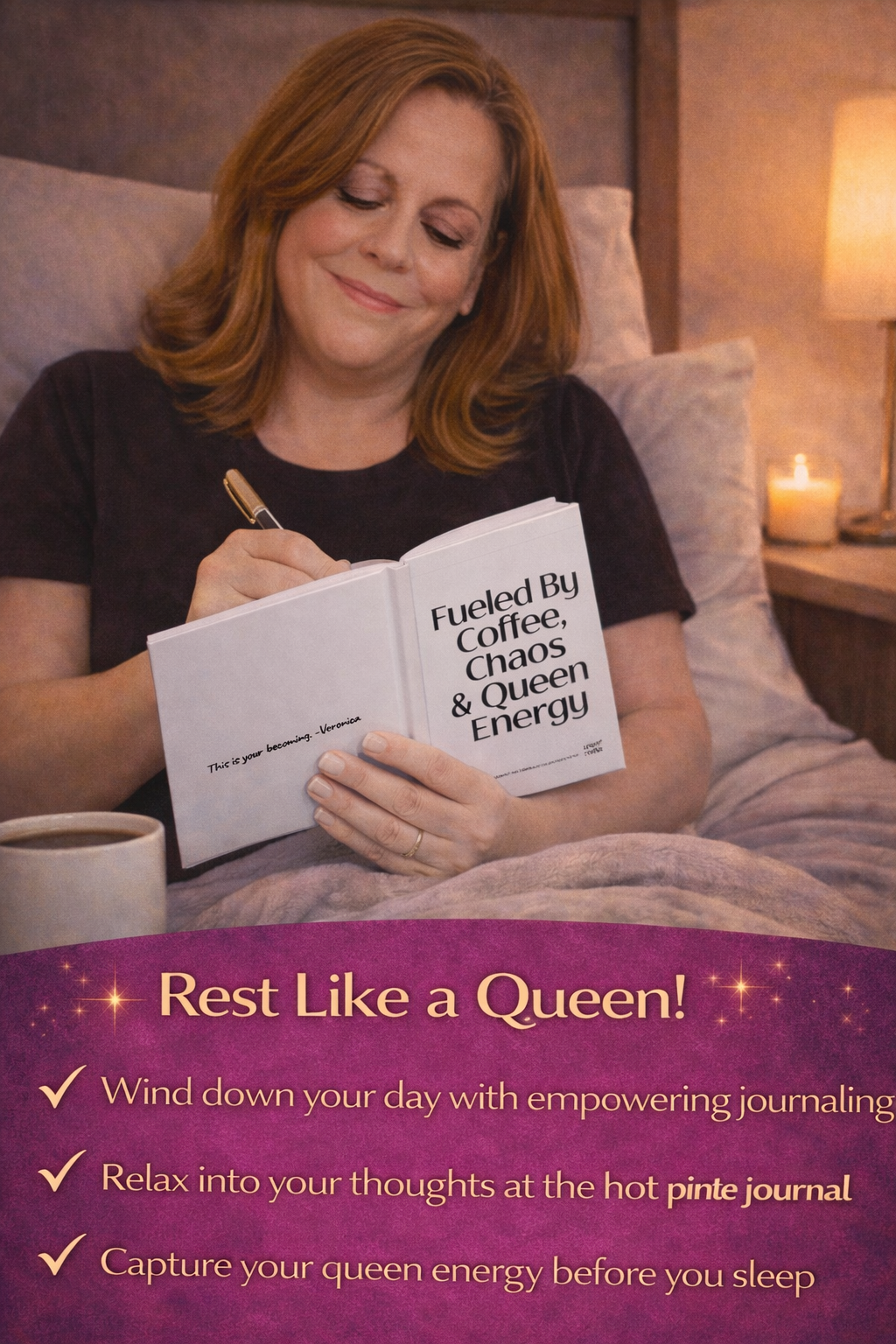 Fueled by Coffee, Chaos & Queen Energy Journal