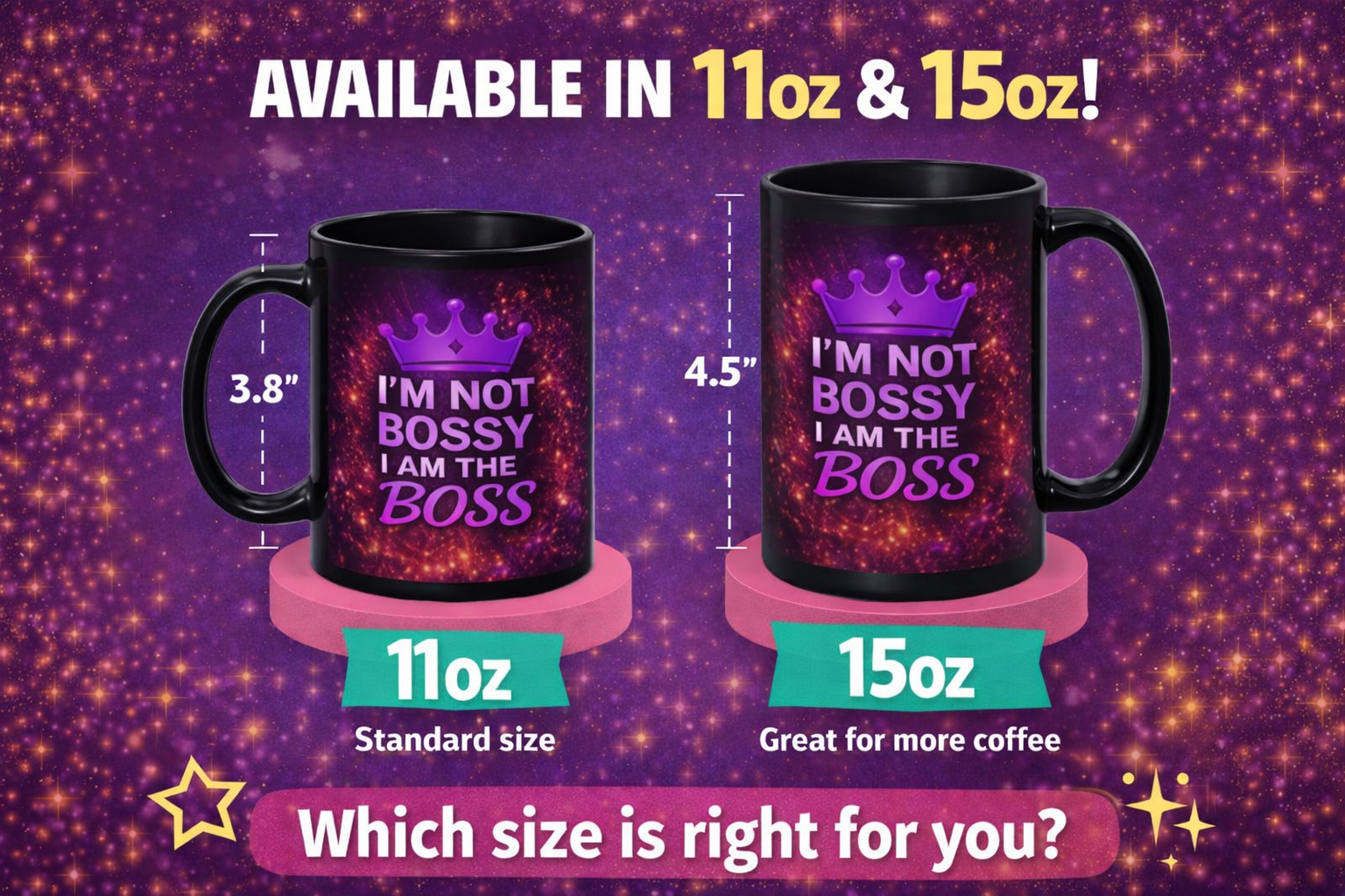 I'm Not Bossy I Am The Boss Mug - Coffee Cup for ChatGPT Users & AI Enthusiasts - Mugs {{tags}}
