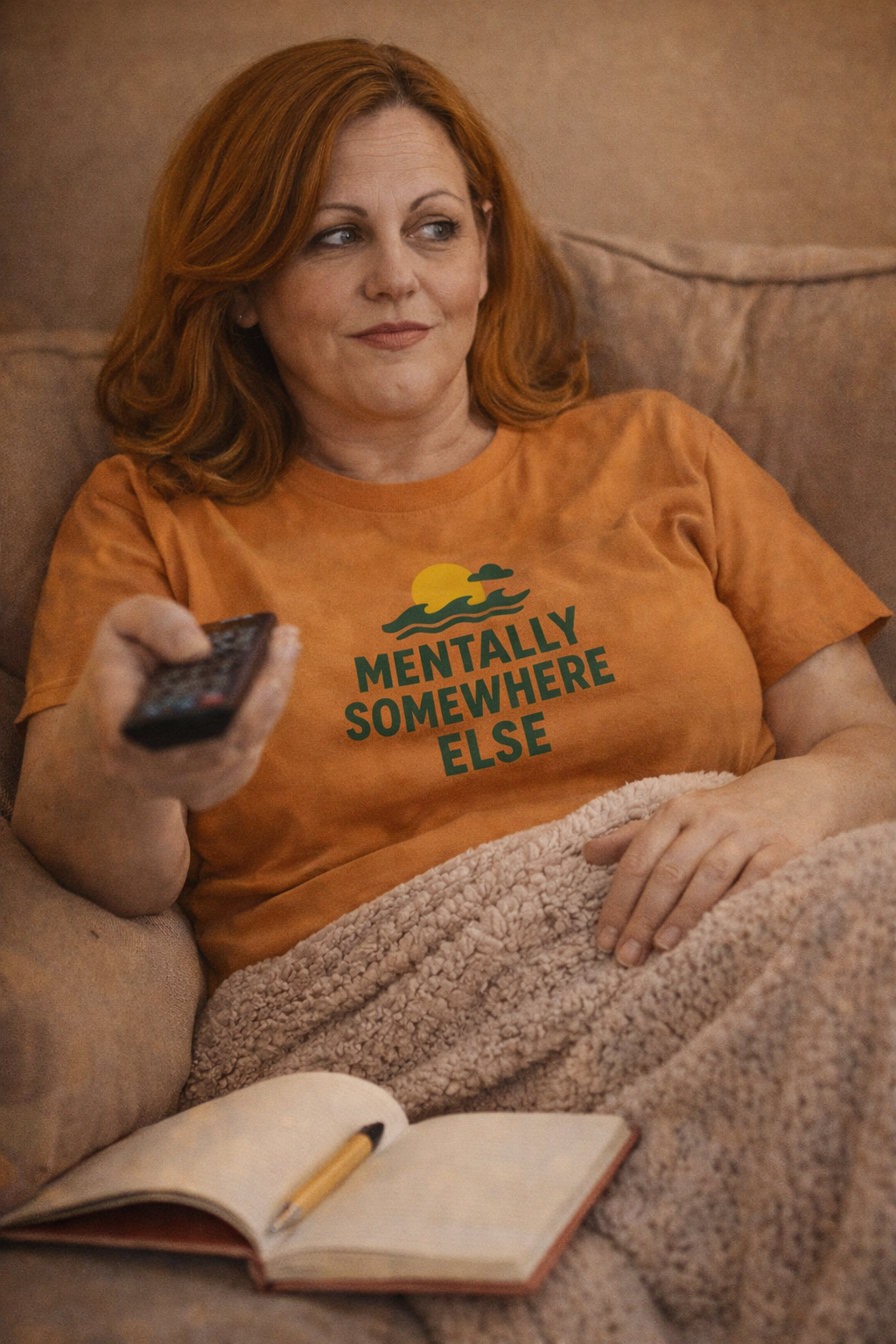 Mentally Somewhere Else T-Shirt - Funny Empowerment Tee for ChatGPT Users & AI Enthusiasts - T-Shirts {{tags}}