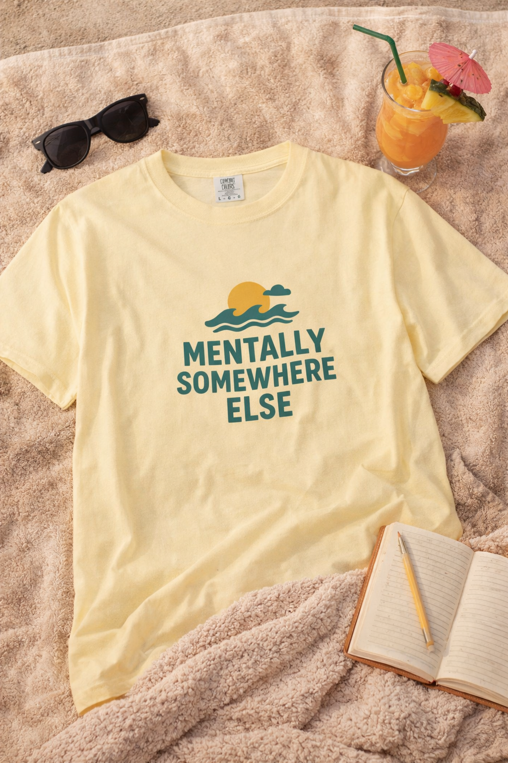Mentally Somewhere Else T-Shirt - Funny Empowerment Tee for ChatGPT Users & AI Enthusiasts - T-Shirts {{tags}}
