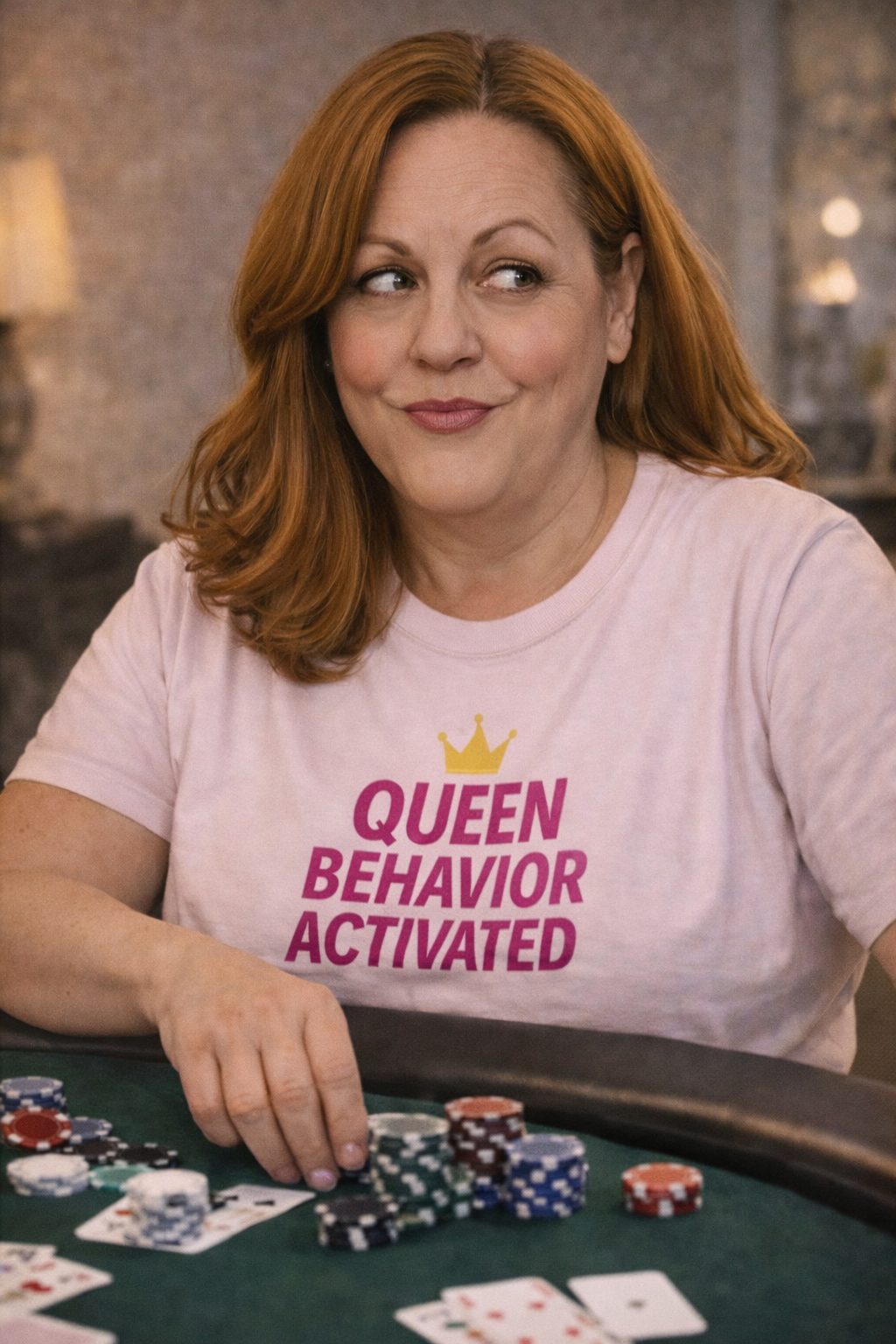 Queen Behavior Activated T-Shirt - Empowerment Tee for ChatGPT Users & AI Enthusiasts - T-Shirts {{tags}}