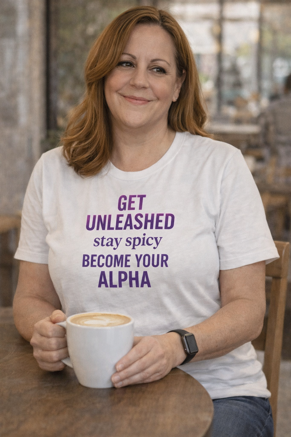 Get Unleashed Stay Spicy Alpha T-Shirt - Empowerment Tee for ChatGPT Users & AI Enthusiasts - T-Shirts {{tags}}