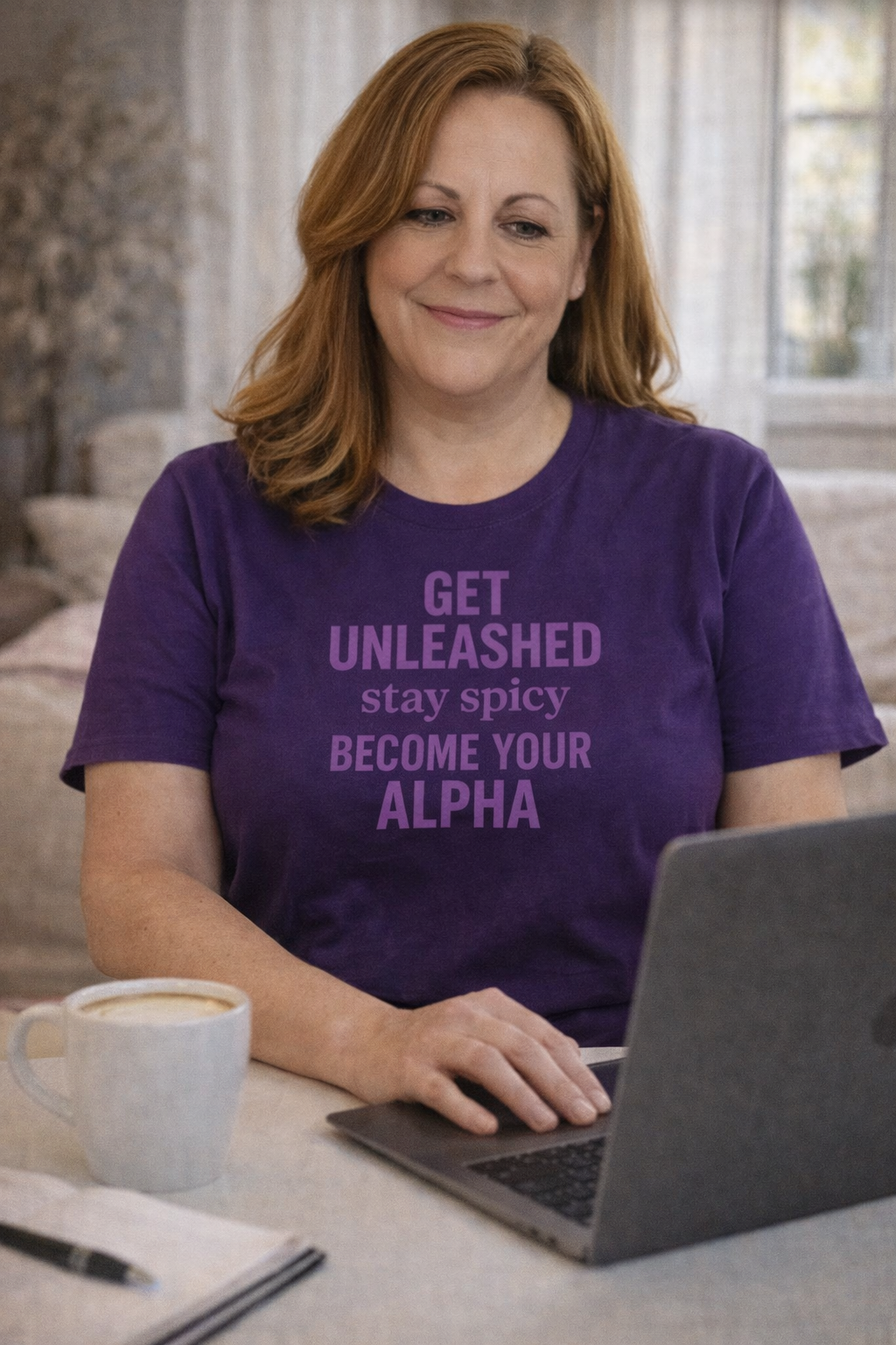 Get Unleashed Stay Spicy Alpha T-Shirt - Empowerment Tee for ChatGPT Users & AI Enthusiasts - T-Shirts {{tags}}