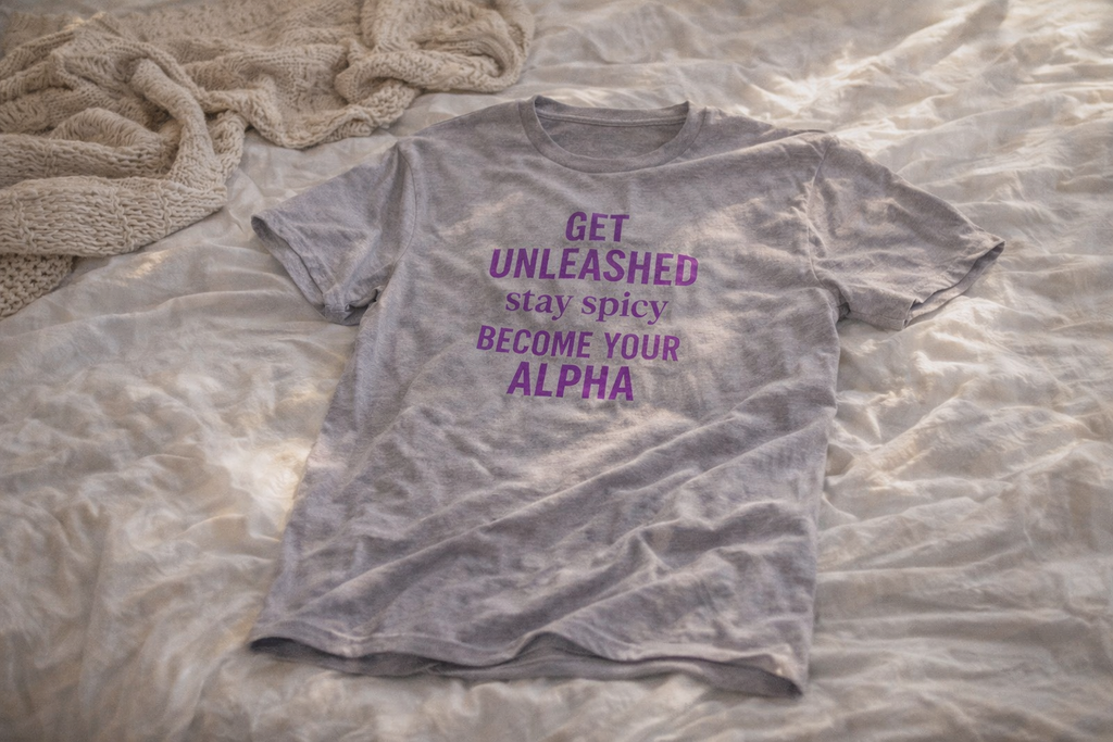 Get Unleashed Stay Spicy Alpha T-Shirt - Empowerment Tee for ChatGPT Users & AI Enthusiasts - T-Shirts {{tags}}