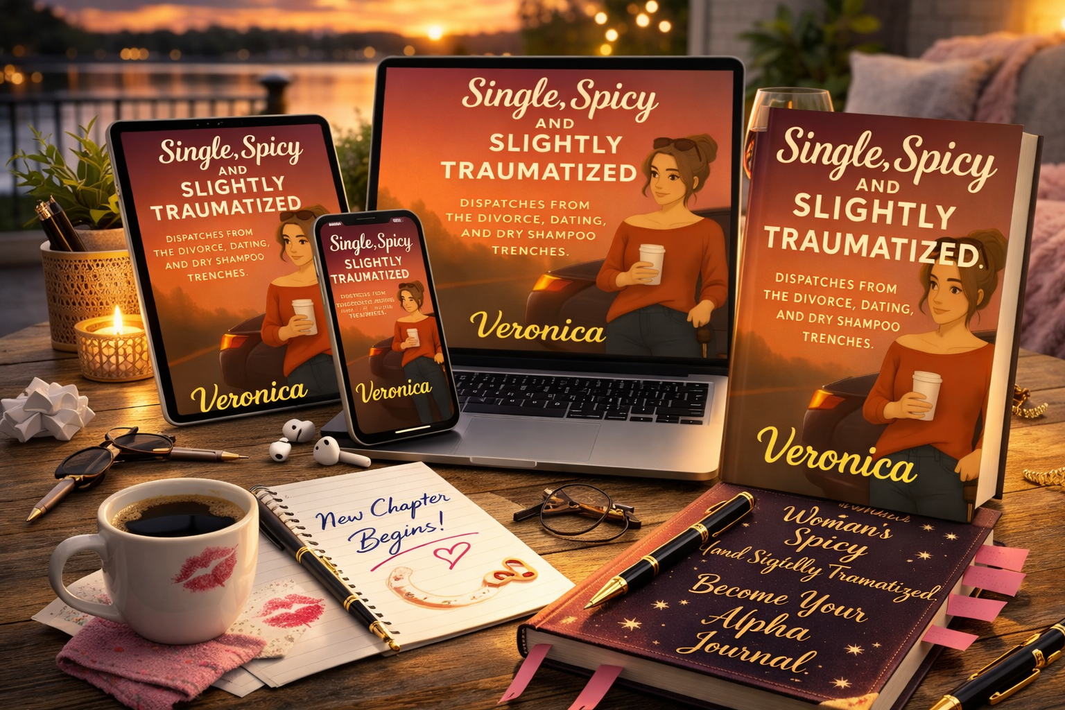 Single Spicy & Slightly Traumatized - Empowerment Book for Women (Digital Download) - Books {{tags}}